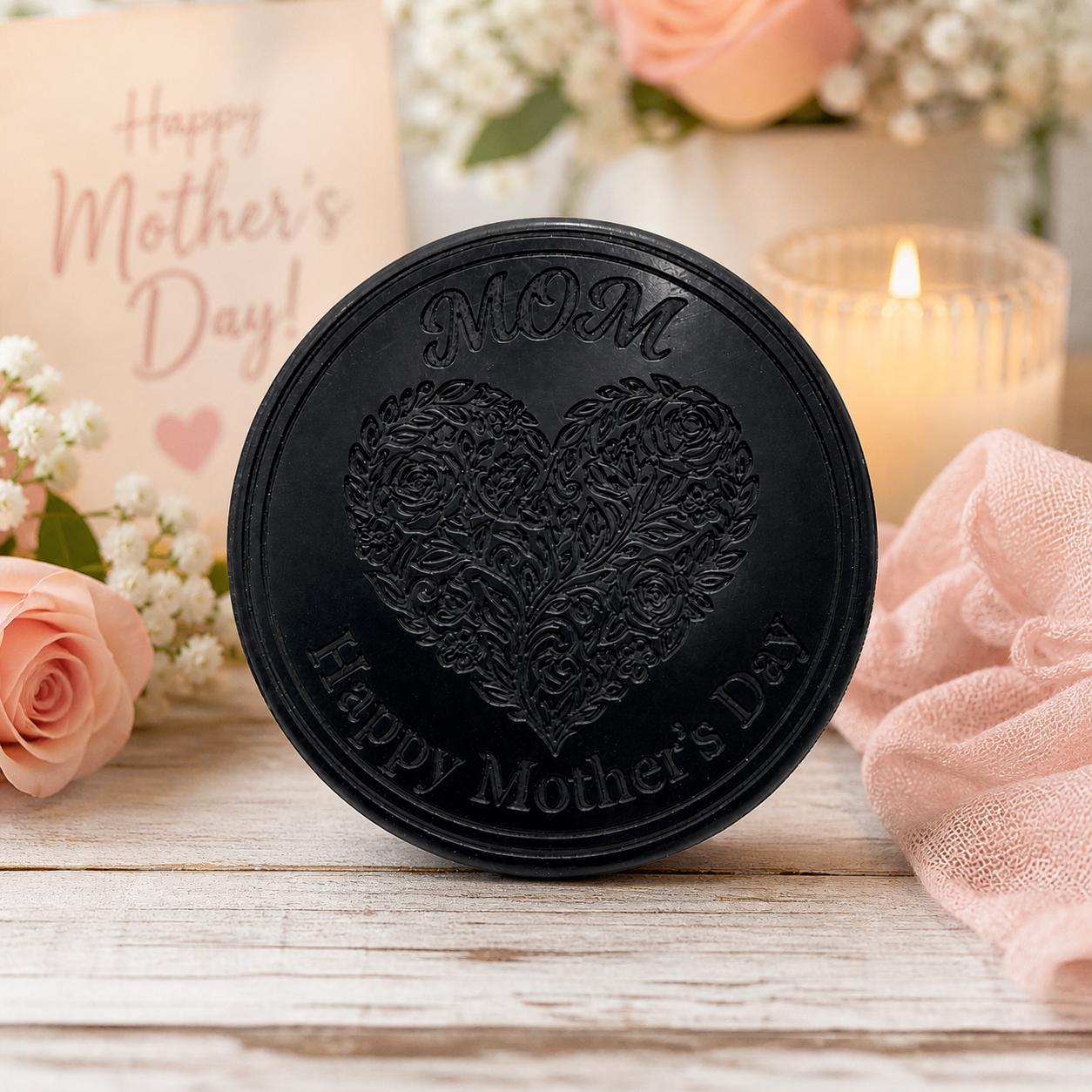 Mother's Day Hockey Puck Gift | Laser Engraved Hockey Puck for Mom | Gift for Hockey Mom | Unique Mom Gift | Sports Mom Gift