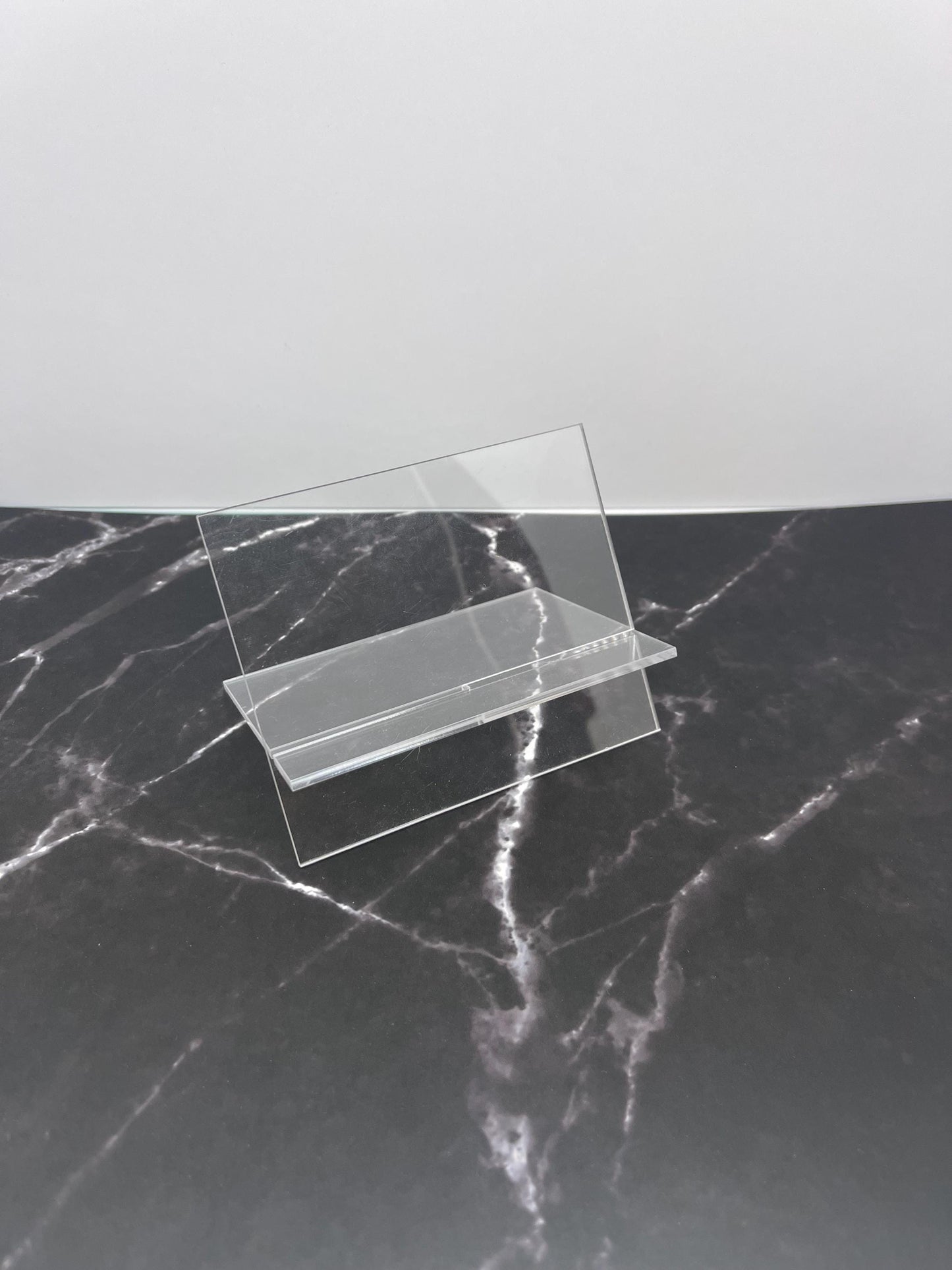 Clear Acrylic Business Card Holder - Business Card Stand - Office Card Display - Desk Decor - Acrylic Card Holder - Office Decor