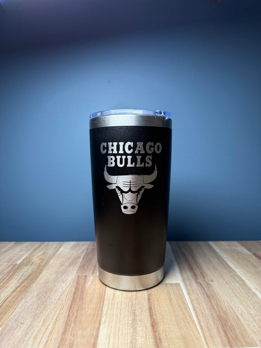 Chicago Bulls Engraved Tumbler