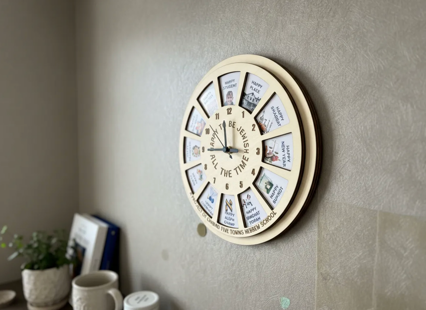 DIY Custom Photo Clock Kit – Engraved Wooden Clock Frame