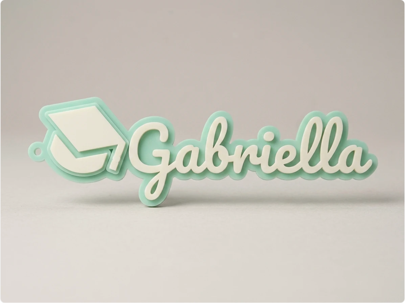 Personalized Graduation Keychain | Custom Name Keychain | Laser Cut Acrylic | Grad Cap | Class of 2026