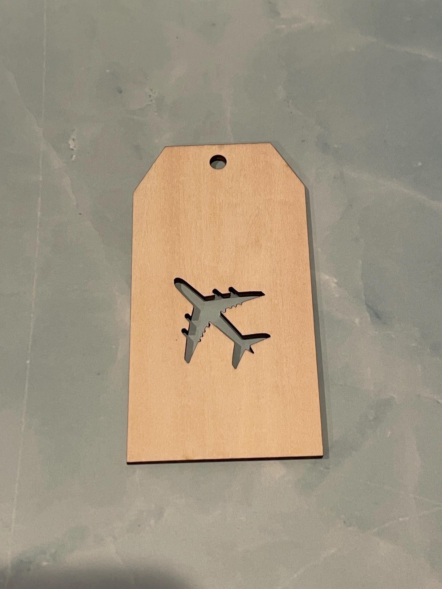Custom Engraved Wood Luggage Tag: Personalized Travel Accessory
