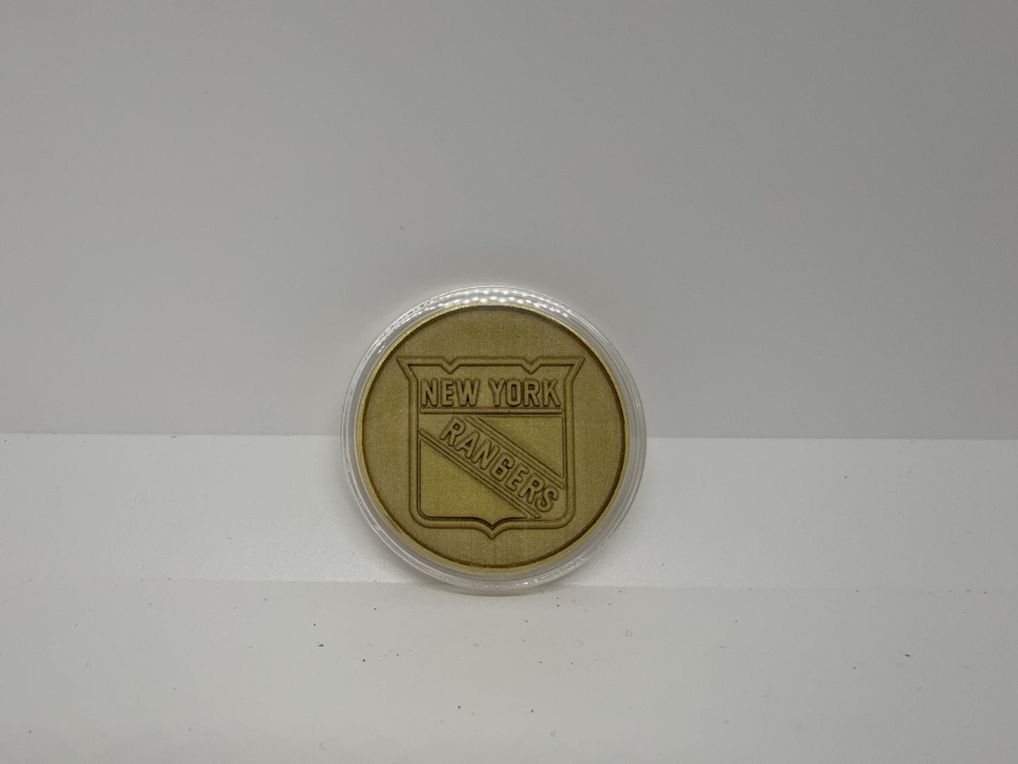 NY Rangers Brass Challenge Coin - NHL Hockey Collectible
