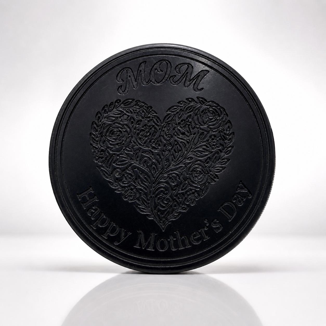 Mother's Day Hockey Puck Gift | Laser Engraved Hockey Puck for Mom | Gift for Hockey Mom | Unique Mom Gift | Sports Mom Gift